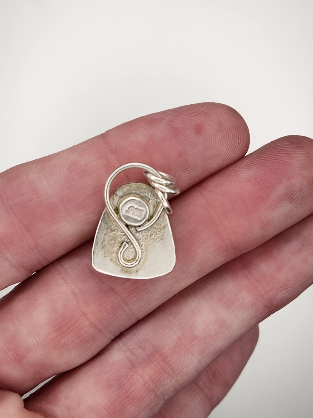 Turquoise Pendant Sterling Silver - Picture 4 of 5